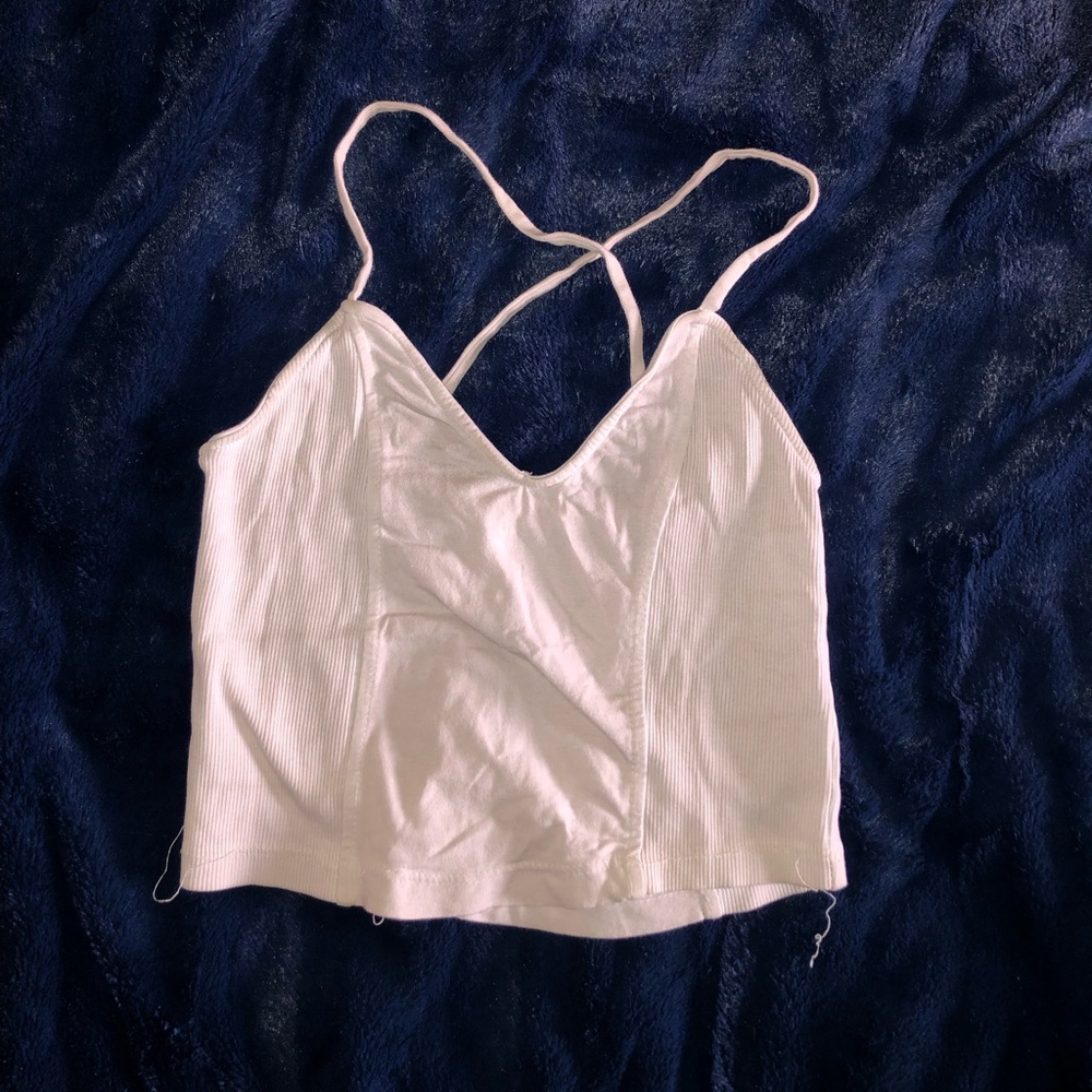 Urban outfitters out from under cross spaghetti strap crop top
